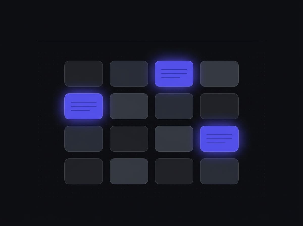 Multi-brand workspace illustration showing isolated client containers each with its own Brand Blueprint, voice, and ranked recommendations